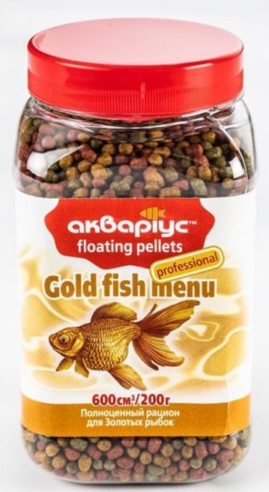 Корм для золотих рибок