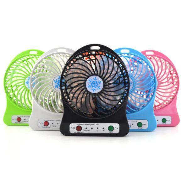 

Настольный вентилятор мини с аккумулятором Portable Mini Fan