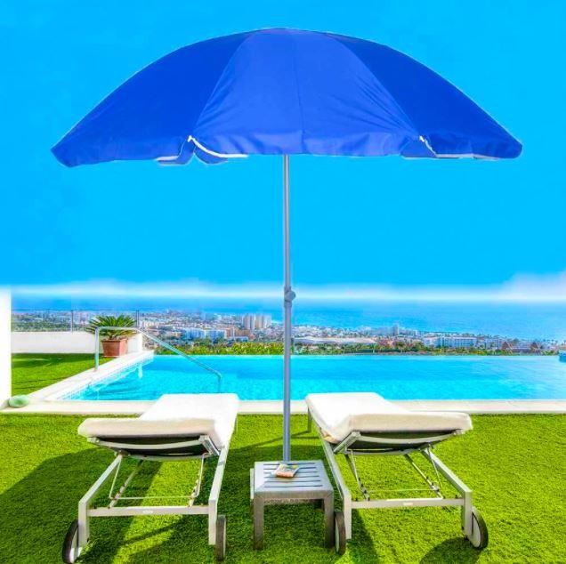 

Складной пляжный зонт с телескопической ножкой Umbrella Travel Pro, купол 2 метра