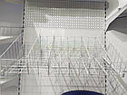 Роздільник товару в сітчастому кошику Рістел, пергородка для сітчастого кошика на торговому стелажі, фото 8