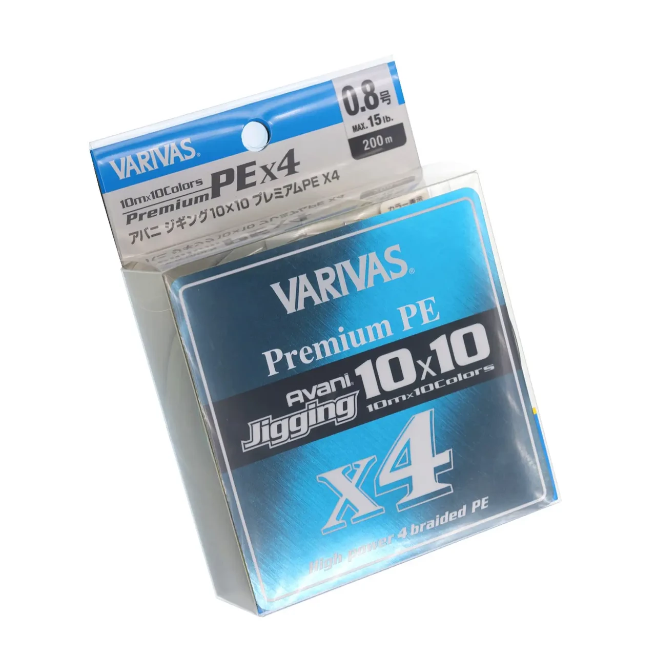 

Шнур Varivas Jigging 10×10 Premium PE X4 200m 1.0/8kg