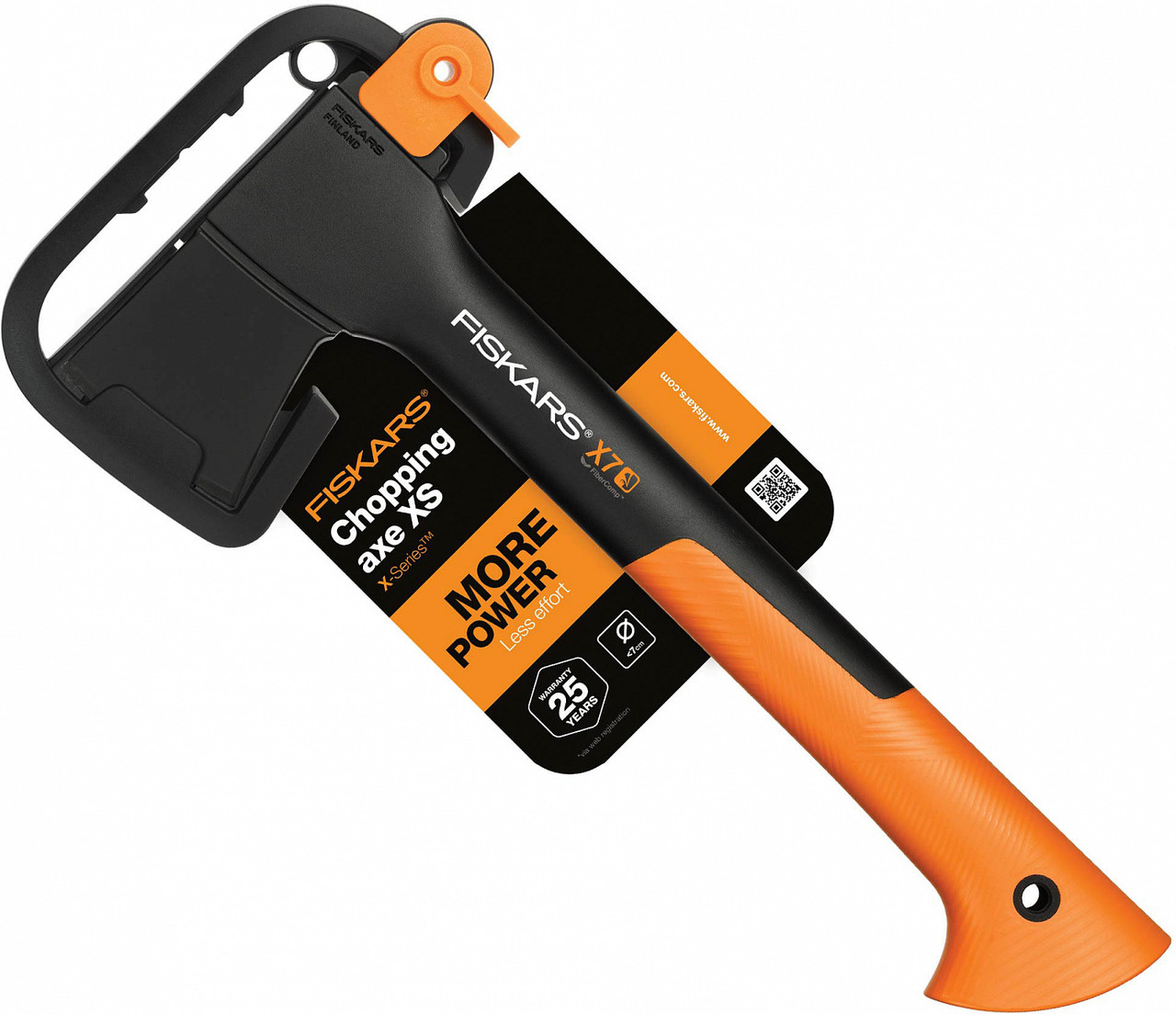 

Универсальный Топор для Туризма Fiskars X7 "ХS" (1015618/121423) Высокоуглеродистая шведская сталь, Оранжевый