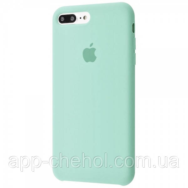 

Чехол Silicone Case для iPhone 7+ / 8+ Turqouise (силиконовый чехол мятный силикон кейс на айфон 7+/8+ плюс)