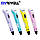 3D ручка Myriwell 2 RP100B (Оригинал) +комплект Эко-пластика 25 цветов, 250 метров +трафареты, фото 2