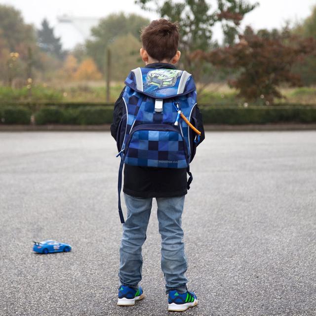 Набір в школу  рюказк, сумка і наповнений пенал  для хлопця в 1 клас - Monster Cars від Depesche 8972