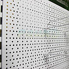 Перфорированная панель на стеллаж Ристел 950х440 мм, задняя панель, торговая панель с перфорацией, фото 3
