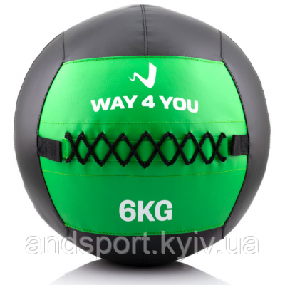 

Набивной мяч (медбол) Way4you 6кг. w40146