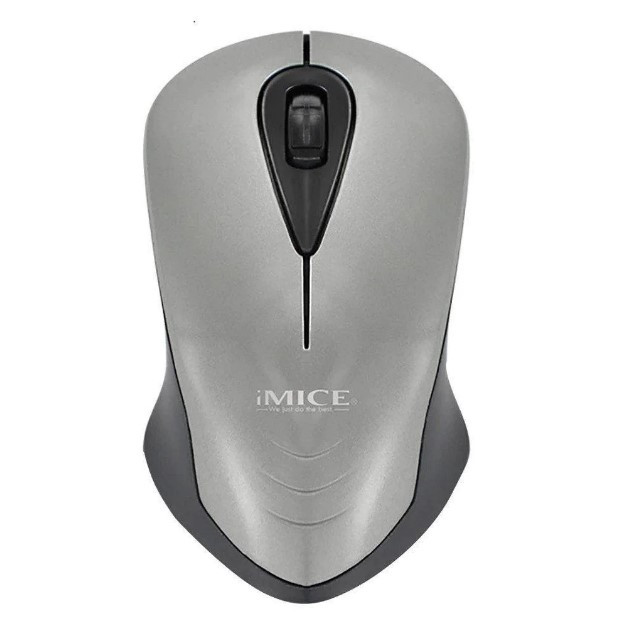 Компьютерная мышь беспроводная iMICE E-2370 Grey USB 1600 DPI 3 кнопки