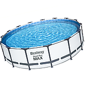 Каркасный бассейн Bestway Steel Pro Max 56488 (457 х 107 см) с картриджным фильтром, лестницей и тентом