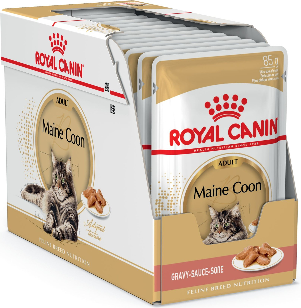 

Royal Canin Maine Coon Adult Влажный корм для кошек породы Мейн-кун 12x85 г