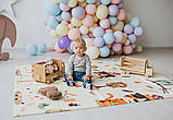 Дитячий двосторонній килимок POPPET "Тигреня в лісі і Молочна ферма" (180х150 см). POPPET PP001-150, фото 4