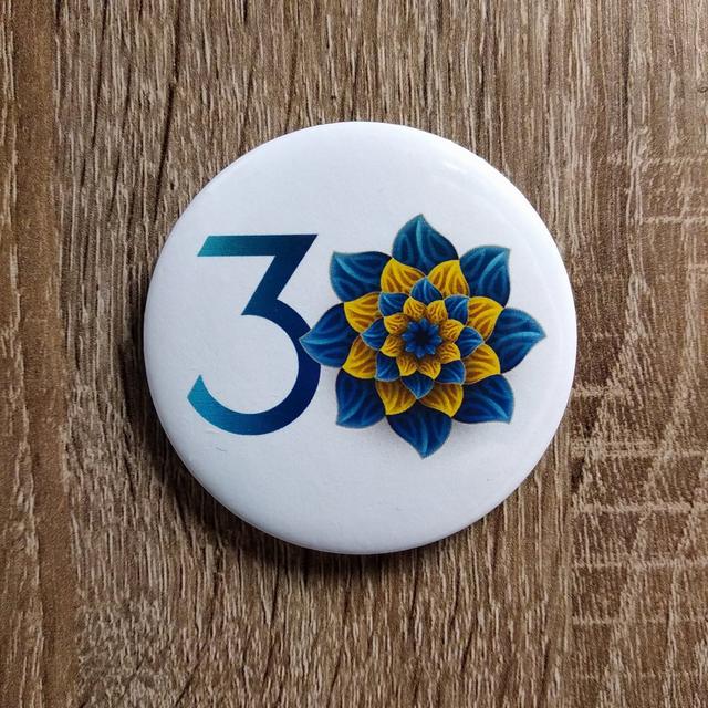 Значок 30 лет независимости Украины