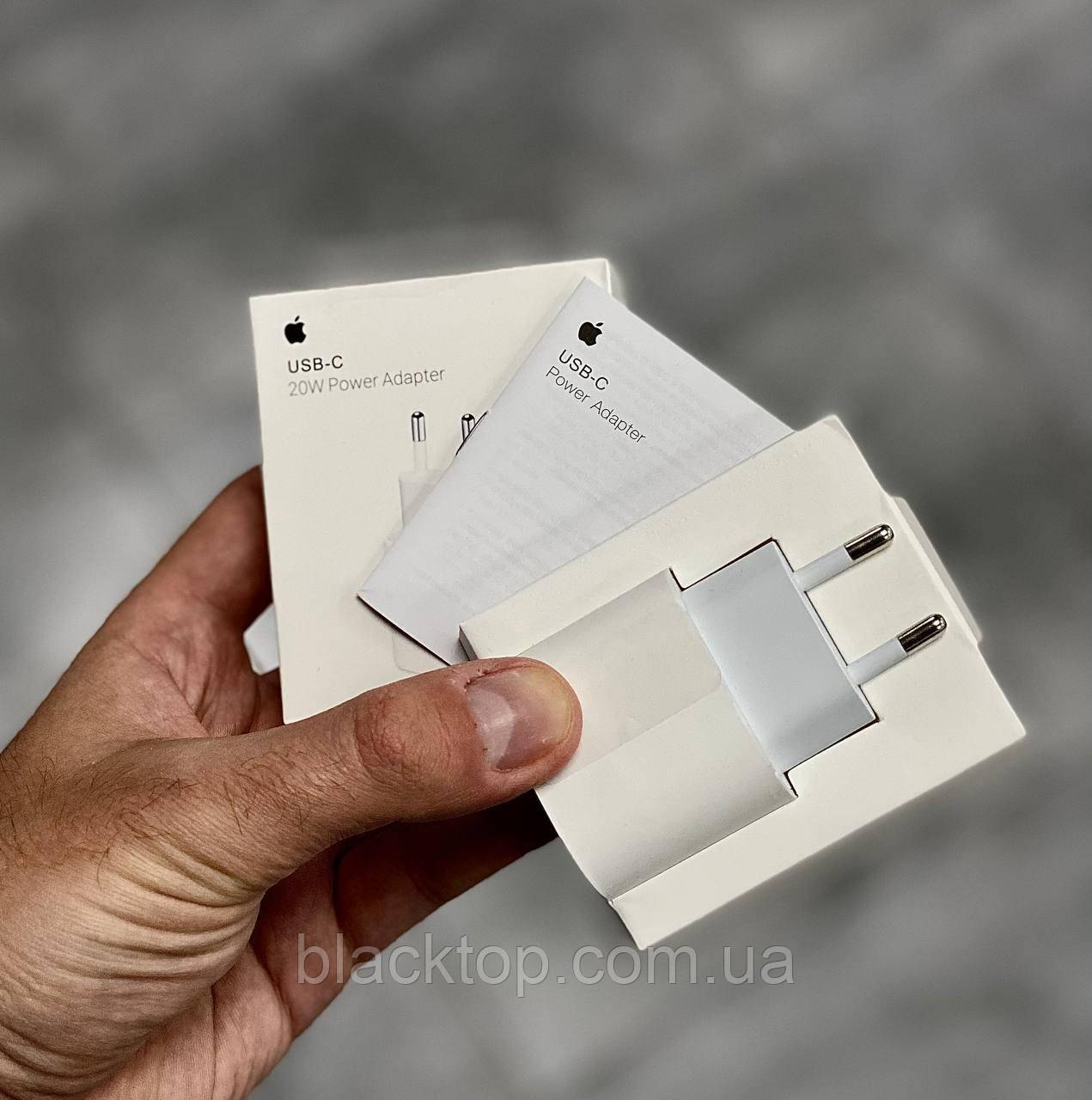 

Сетевое зарядное устройство адаптер блок питания для портативной техники USB-C Power Adapter 20W к телефону, Белый