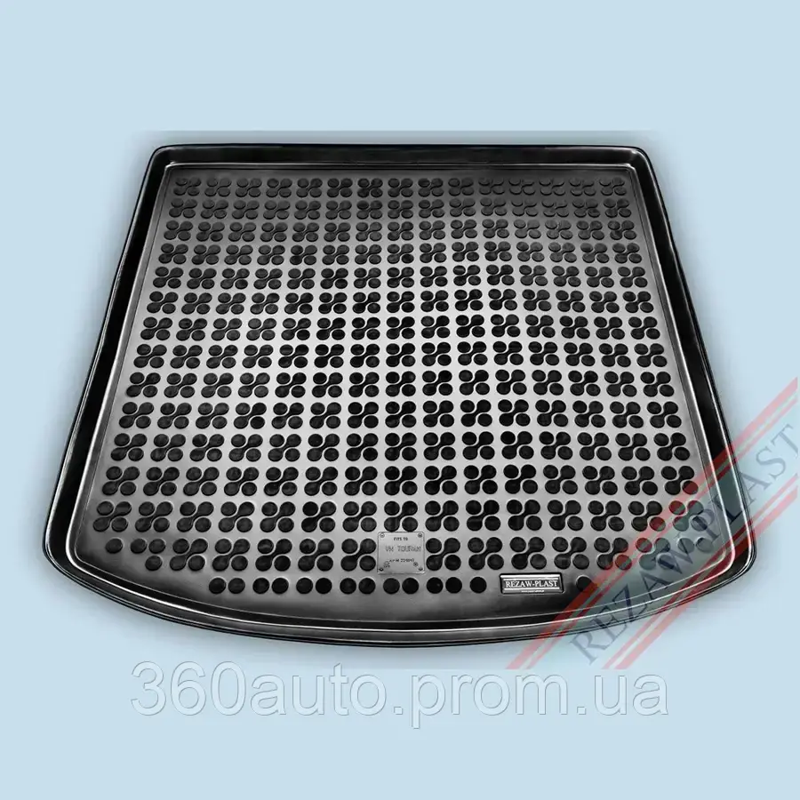 

Коврик в багажник Volkswagen Touran 2003-2015 | Автоковрик Rezaw-Plast 231817, Черный