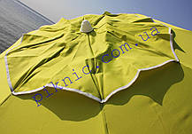 Пляжный зонт 1,8 м клапан и наклон. Плотная ткань. Тканевый чехол. Зонтик для пляжа от солнца, фото 3