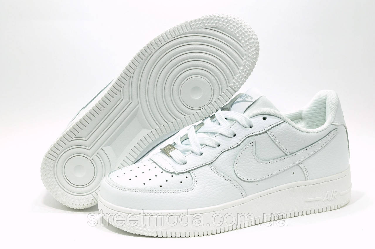 

Кроссовки мужские в стиле Найк Air Force 1 Low, All White 44-28см., Белый