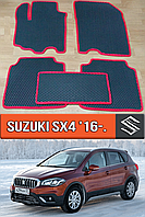 ЕВА коврики Сузуки СХ4 2016-н.в. EVA ковры на Suzuki SX4 new