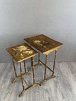 Антикварный столик пара Франция ручная роспись