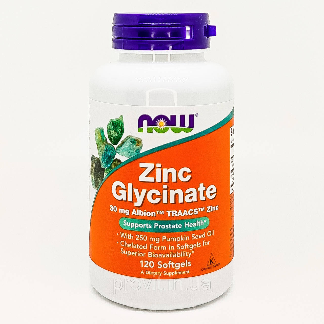 

Цинк США !! Now Foods Zinc Glycinate 120 кап.