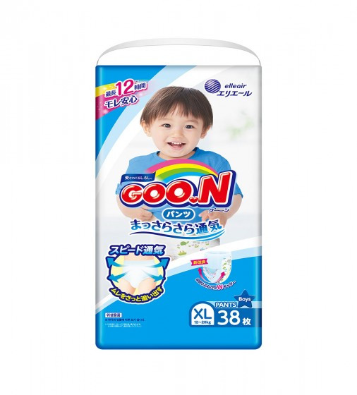 

Трусики-подгузники Goo.N для мальчиков коллекция 2019 (XL, 12-20 кг), Разные цвета