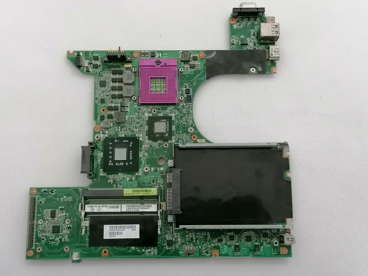 Материнська плата Lenovo ThinkPad SL500 ROCKY40/50 DDR2 VGA P/N:08G20P0RB22GLV REV:2.2 p/n: 42W7893