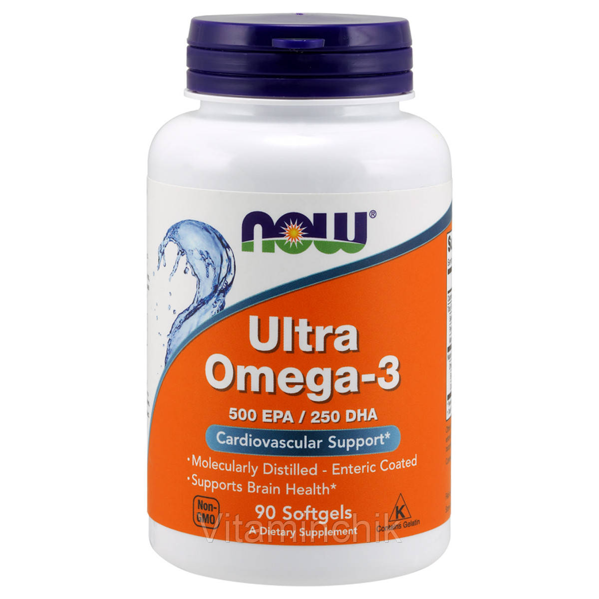 Ультра Омега-3, Ultra Omega-3, Now Foods, 90 желатинових капсул