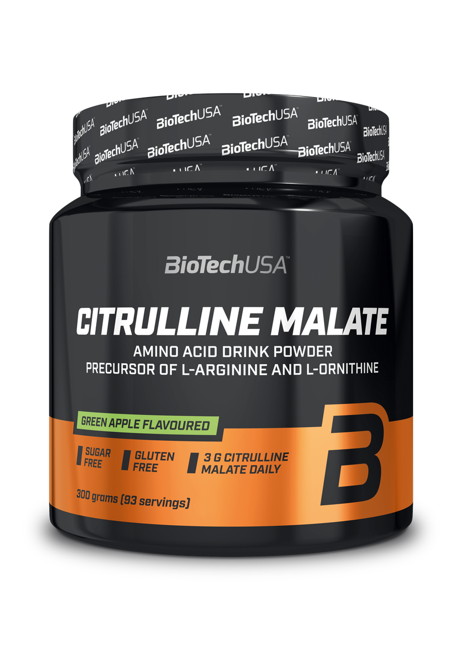 

Л-Цитруллин малат BioTech Citrulline Malate (300 г) биотеч green apple