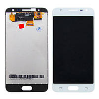 Дисплей (lcd экран) для Samsung G570 Galaxy J5 Prime с белым тачскрином, с регулируемой подсветкой