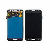 Дисплей (lcd экран) для Samsung J500 Galaxy J5 с чёрным тачскрином, с регулируемой подсветкой IPS