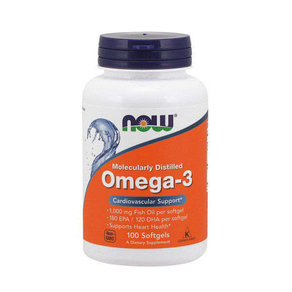 

Омега 3 Now Foods Omega-3 (100 капс) рыбий жир нау фудс