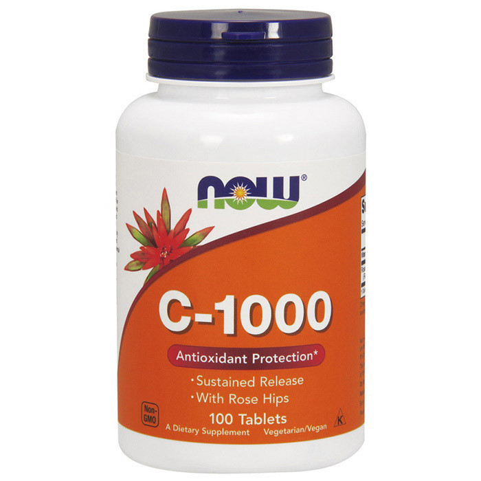 

Витамин C Now Foods Vitamin C-1000 (100 таб) нау фудс