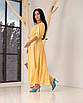 Молодежное платье "369"  желтое Размеры двойные 42-44,46-48,50-52, фото 7