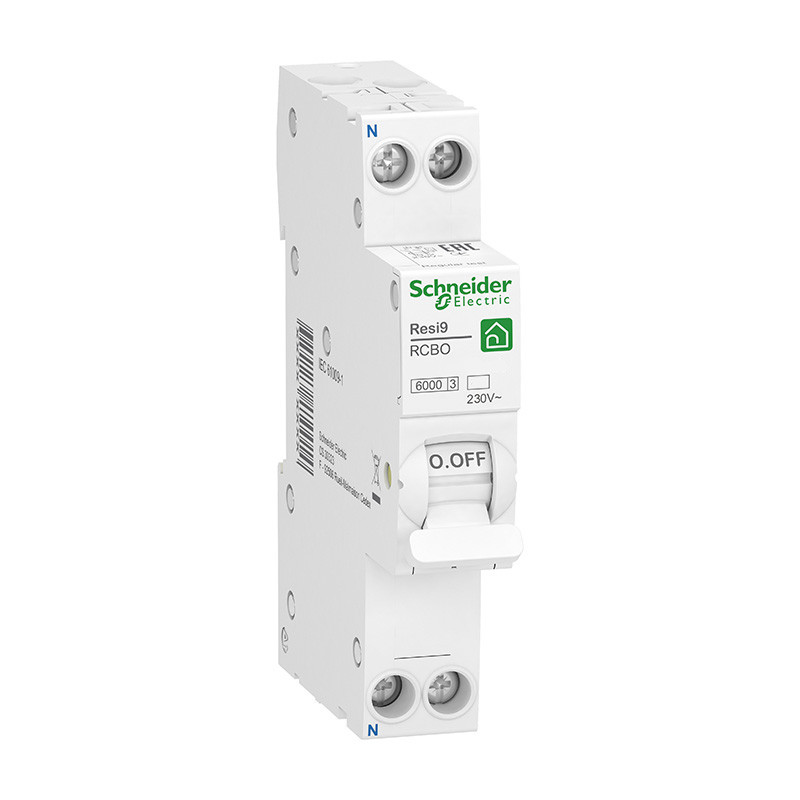 Автоматический выключатель дифференциального тока Schneider Electric RESI9 1M 1п+N 16A C 30mA АC 6кА