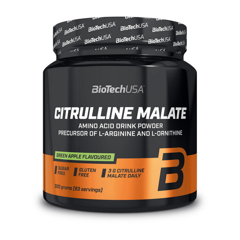 

Аминокислота L-цитруллин малат Биотеч / BioTech Citrulline Malate (300 g)