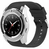 Розумні смарт-годинник Smart Watch V8. Колір: срібло, фото 5