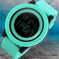 Жіночі наручні годинники електронні Skmei 1142 Green-Black
