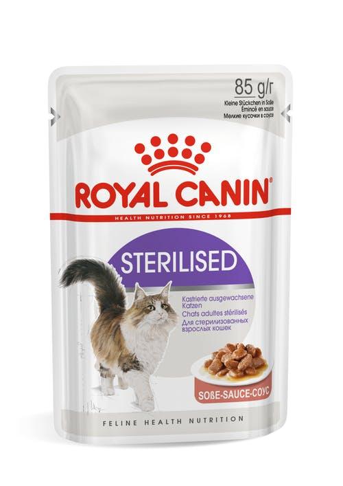 

Корм влажный для кошки ROYAL CANIN Sterilised в соусе 12штх85гр