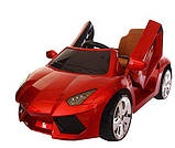 Детский электромобиль на аккумуляторе Lamborghini T-7645 с пультом радиоуправления для детей 3-8 лет красный, фото 3