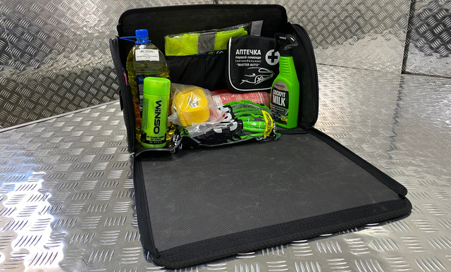 Ворсовая сумска органайзер в багажник авто