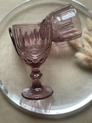 Бокал для вина Bailey Afina 250 мл розовый (101-66), фото 2