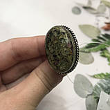 Турмалин натуральный кольцо с турмалином в серебре размер 15,5 Индия, фото 4