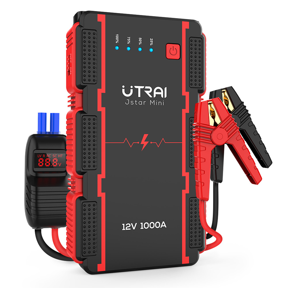 

Портативное автомобильное пуско-зарядное устройство стартер UTRAI Jstar Mini 1000А jump starter