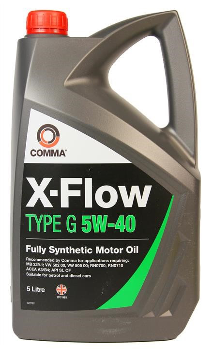 

Моторное масло синтетическое Comma X-Flow Type G 5W-40