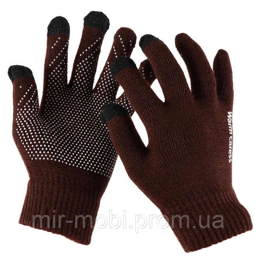Перчатки сенсорные Warm caress (нескользящие)