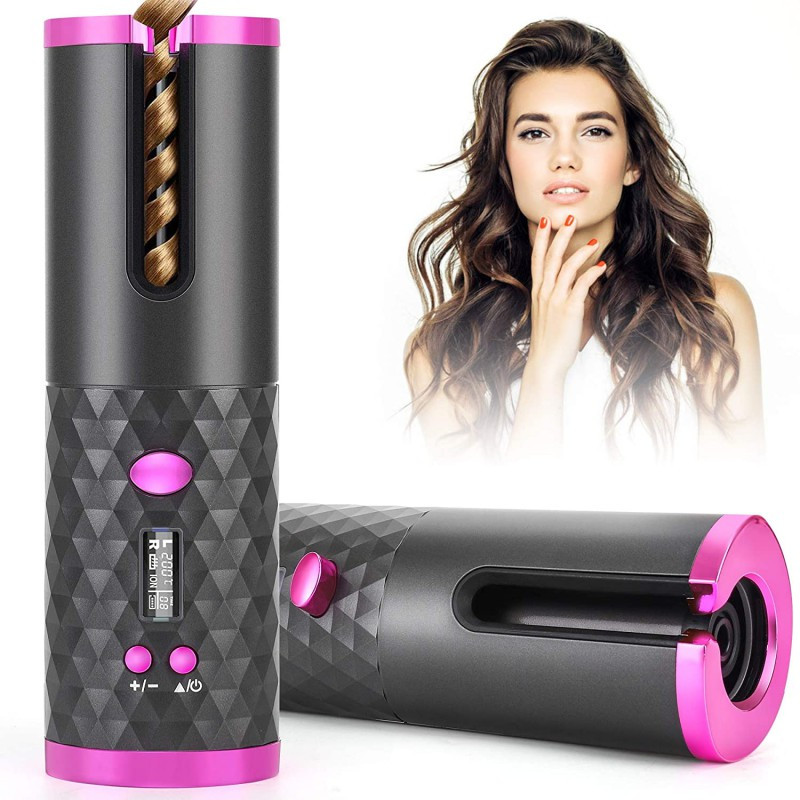 Беспроводная плойка-бигуди для завивки волос Ramindong Hair curler RD-060 Серый, фото 3