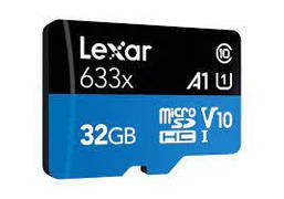 Карта пам'яті MicroSD Lexar  32 GB C10/U1/V10/A1