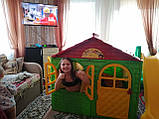 Детский игровой пластиковый домик со шторками ТМ Doloni (средний) 02550/3, фото 5