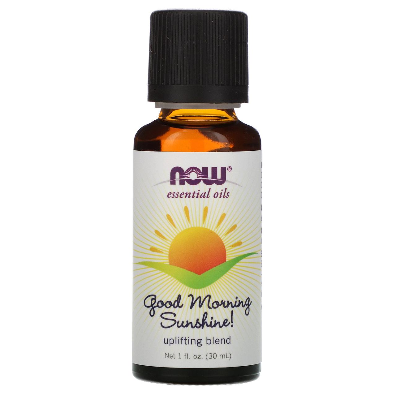 

Now Foods, Эфирные масла Good Morning Sunshine, композиция для повышения настроения, 30 ml