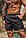 Чоловічі літні пляжні шорти для купання з принтом штурвал, фото 5