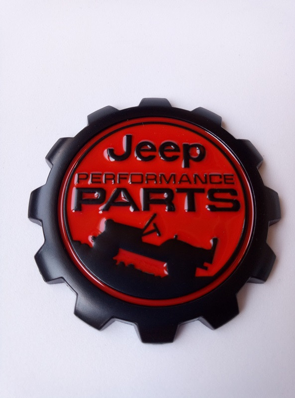Эмблема Jeep Performance Parts красная
